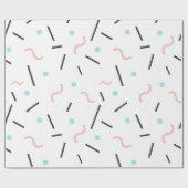 Geometrisch patroon 32 cadeaupapier (Vlak)