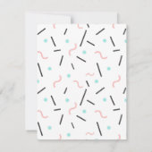 Geometrisch patroon 32 notitiekaartje (Achterkant)