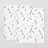Geometrisch patroon 32 notitiekaartje (Voorkant / Achterkant)