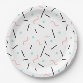 Geometrisch patroon 32 papieren bordje