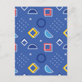 Geometrisch patroon 3 briefkaart (Voorkant)