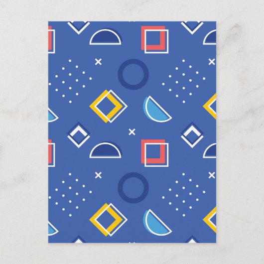 Geometrisch patroon 3 briefkaart (Voorkant)