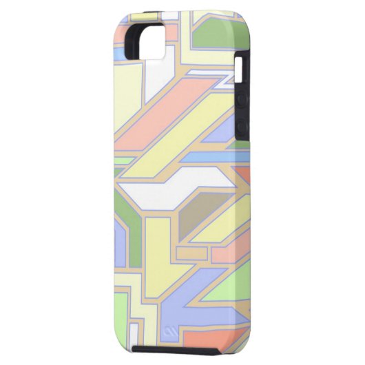 Geometrisch patroon 3 Case-Mate iPhone case (Achterkant Links)