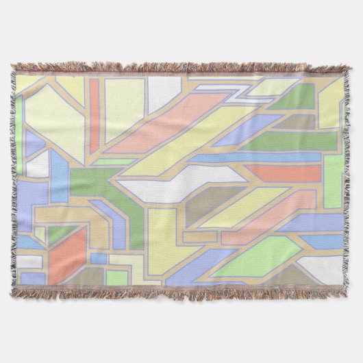 Geometrisch patroon 3 deken (Voorkant)