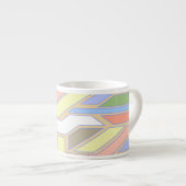 Geometrisch patroon 3 espresso kop (Voorkant rechts)
