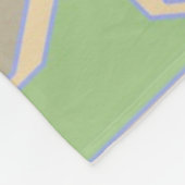 Geometrisch patroon 3 fleece deken (Hoek)