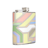 Geometrisch patroon 3 heupfles (Rechts)