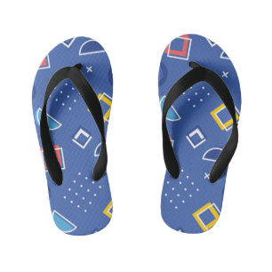 Geometrisch patroon 3 kinder teenslippers