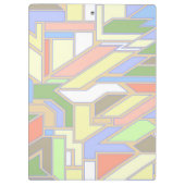 Geometrisch patroon 3 klembord (Achterkant)