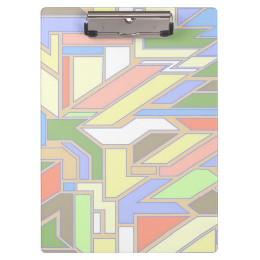 Geometrisch patroon 3 klembord (Voorkant)