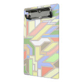 Geometrisch patroon 3 mini klembord (Angled2)