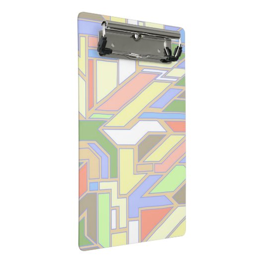 Geometrisch patroon 3 mini klembord (Schuin)