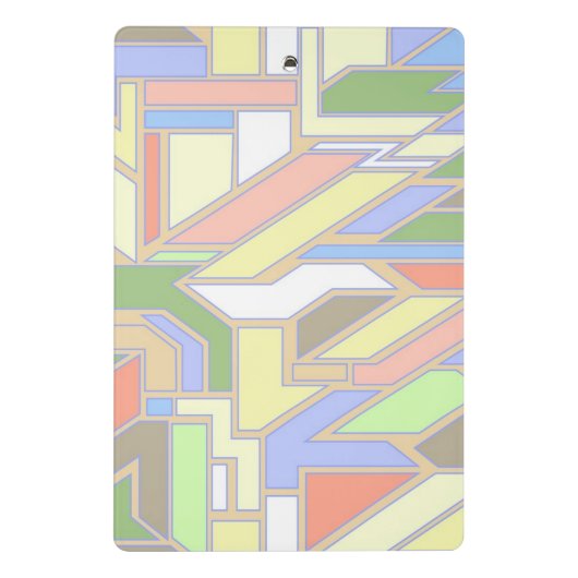 Geometrisch patroon 3 mini klembord (Achterkant)