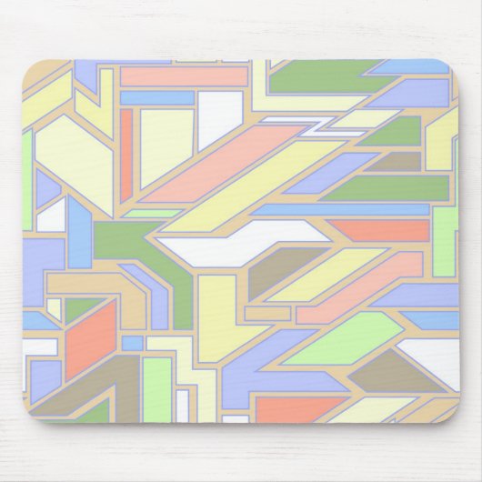 Geometrisch patroon 3 muismat (Voorkant)