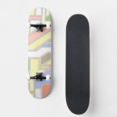 Geometrisch patroon 3 skateboard (Voorkant)