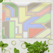 Geometrisch patroon 3 theedoek (Gevouwen)