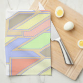 Geometrisch patroon 3 theedoek (Quarter Fold)