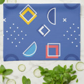 Geometrisch patroon 3 theedoek (Gevouwen)