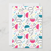 Geometrisch patroon 5 bedankkaart (Voorkant)