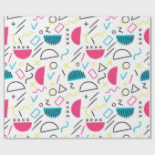 Geometrisch patroon 5 cadeaupapier (Vlak)