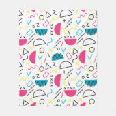 Geometrisch patroon 5 fleece deken (Voorkant)