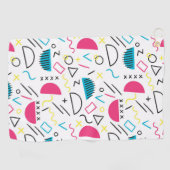 Geometrisch patroon 5 golfhanddoek (Horizontaal)