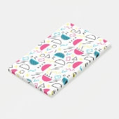 Geometrisch patroon 5 post-it® notes (Schuin)