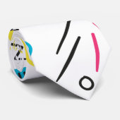 Geometrisch patroon 5 stropdas (Opgerold)