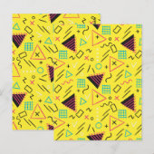 Geometrisch patroon 6 briefkaart (Voorkant / Achterkant)