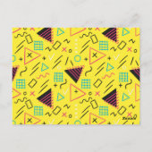 Geometrisch patroon 6 briefkaart (Achterkant)