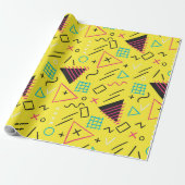 Geometrisch patroon 6 cadeaupapier (Uitgerold)
