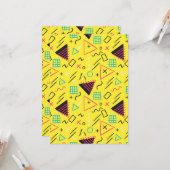 Geometrisch patroon 6 kaart (Voorkant / Achterkant in situ)