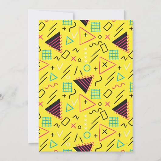 Geometrisch patroon 6 kaart (Achterkant)