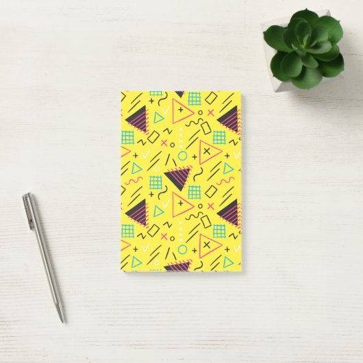 Geometrisch patroon 6 post-it® notes (Kantoor)