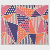 Geometrisch patroon. Abstracte driehoek achtergron Cadeaupapier (Vlak)