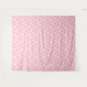 Geometrisch patroon abstracte kleur roze wandkleed (Voorkant (horizontaal))