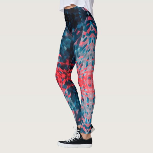 Geometrisch patroon - Abstracte kunstwerken - Legg Leggings (Links)