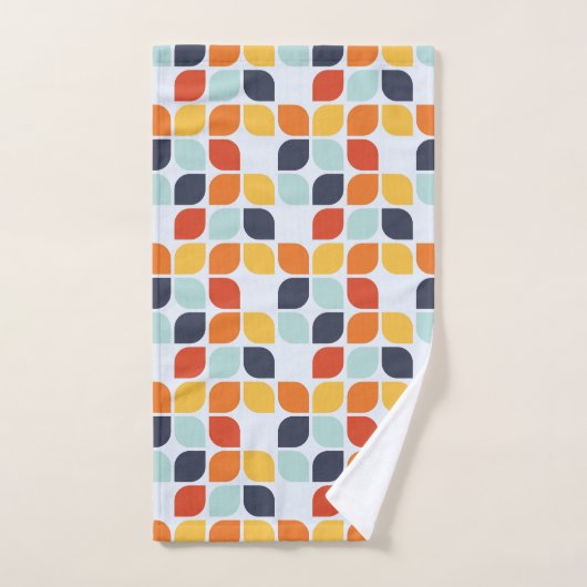 geometrisch patroon bad handdoek (Handdoek)