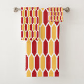 Geometrisch patroon bad handdoek (Insitu)