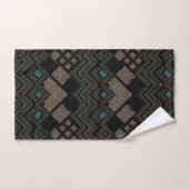 Geometrisch patroon bad handdoek (Handdoek)