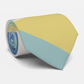 geometrisch patroon bahuaus-Mok Stropdas (Opgerold)