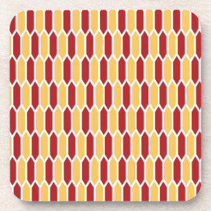 Geometrisch patroon bier onderzetter