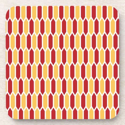 Geometrisch patroon bier onderzetter (Voorkant)