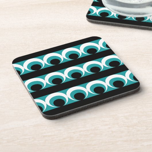 Geometrisch patroon bier onderzetter (Linkerzijde)