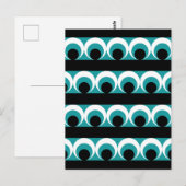 Geometrisch patroon briefkaart (Voorkant / Achterkant)