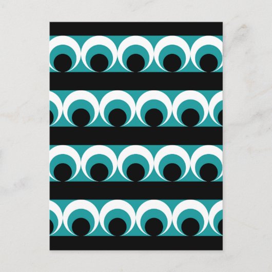 Geometrisch patroon briefkaart (Voorkant)