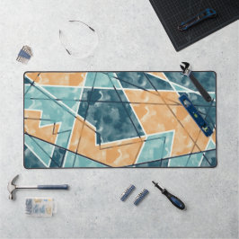 Geometrisch patroon bureaumat
