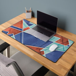 Geometrisch patroon bureaumat