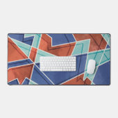 Geometrisch patroon bureaumat (Keyboard & Muis)