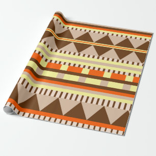 Geometrisch patroon cadeaupapier